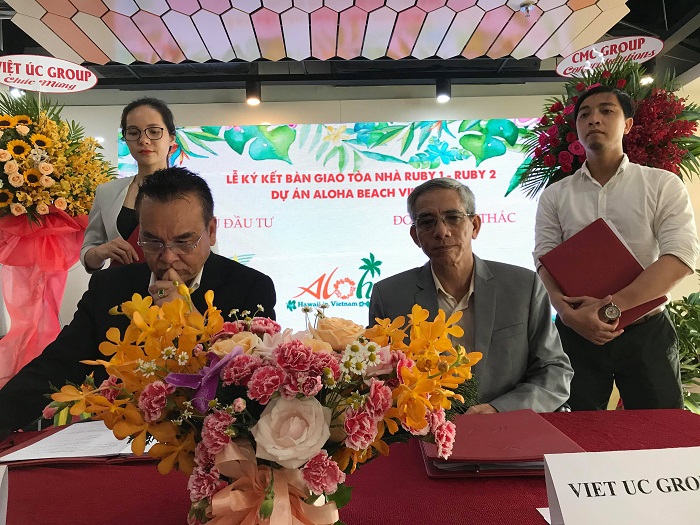 Việt Úc Bàn Giao Và Vận Hành Tòa Nhà Ruby 1- Ruby 2 Của Dự Án Aloha Beach Village