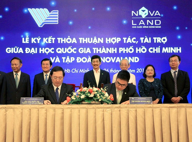 Tập Đoàn Novaland Tài Trợ Quỹ Phát Triển Đại Học Quốc Gia TP.HCM 10 Tỷ Đồng