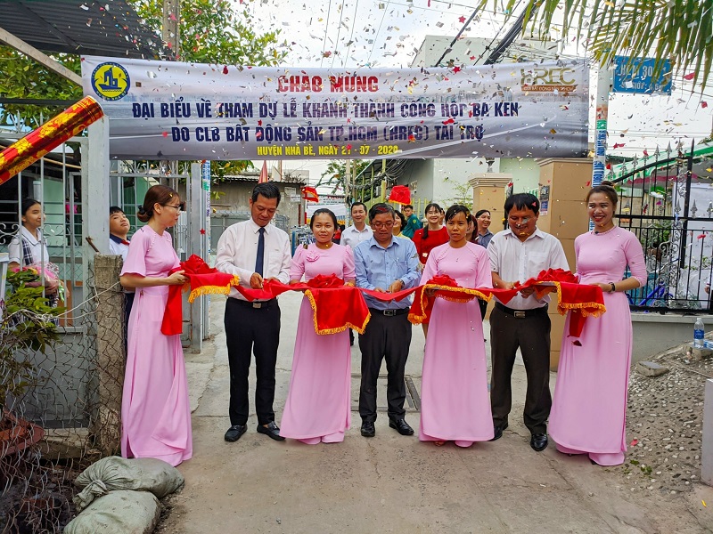 CLB. Bất Động Sản TP.HCM Trao Tặng Cống Hộp Ba Ken tại Huyện Nhà Bè